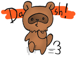 Boss of Raccoon dog sticker #2522424