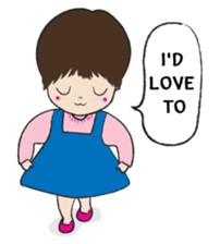 Chernban a happy girl (EN) sticker #2523456