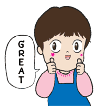 Chernban a happy girl (EN) sticker #2523459