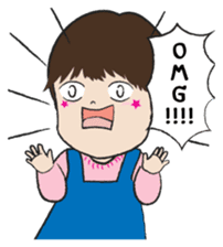 Chernban a happy girl (EN) sticker #2523461