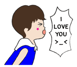 Chernban a happy girl (EN) sticker #2523476