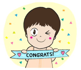 Chernban a happy girl (EN) sticker #2523477