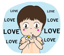 Chernban a happy girl (EN) sticker #2523480