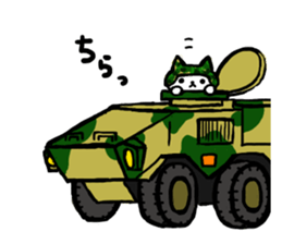 Cute Military neco sticker #2523501