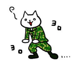 Cute Military neco sticker #2523502
