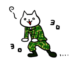 Cute Military neco sticker #2523502