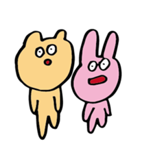 usagichan to kumakun 3 sticker #2523806