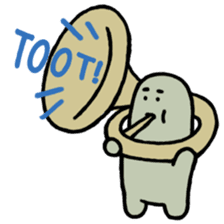 Lard Wants World Peace! sticker #2523863