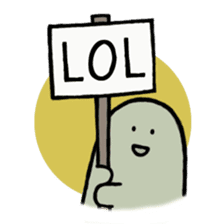 Lard Wants World Peace! sticker #2523867