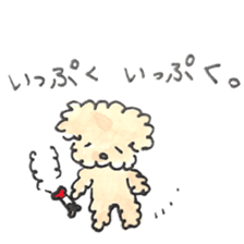Daily life of the teacup poodle sticker #2524571