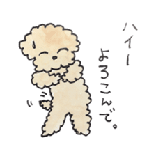Daily life of the teacup poodle sticker #2524575