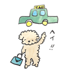 Daily life of the teacup poodle sticker #2524576