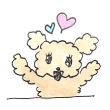 Daily life of the teacup poodle sticker #2524577