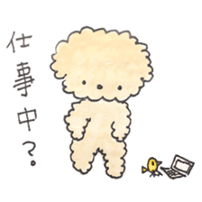 Daily life of the teacup poodle sticker #2524590
