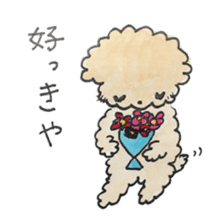 Daily life of the teacup poodle sticker #2524595