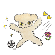 Daily life of the teacup poodle sticker #2524596