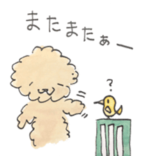 Daily life of the teacup poodle sticker #2524603