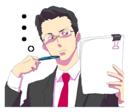 A Cold-hearted Handsome Boss sticker #2524730