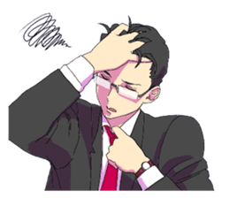 A Cold-hearted Handsome Boss sticker #2524750