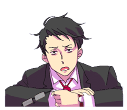 A Cold-hearted Handsome Boss sticker #2524752