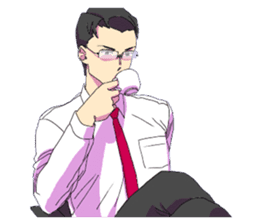 A Cold-hearted Handsome Boss sticker #2524757