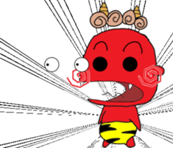 red oni sticker #2525462