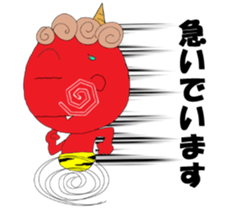 red oni sticker #2525467