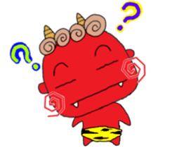 red oni sticker #2525475