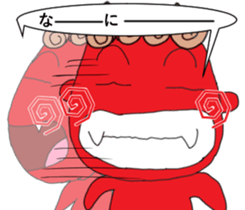 red oni sticker #2525476