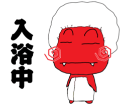red oni sticker #2525482