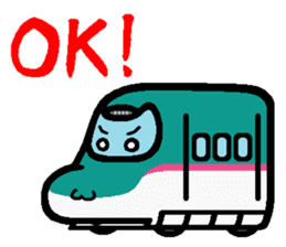 Deformed Shinkansen sticker #2526045