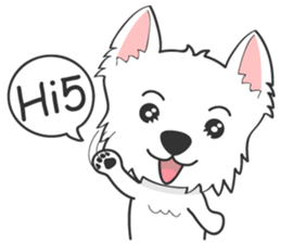 West Highland White Terrier.part 2 sticker #2526367