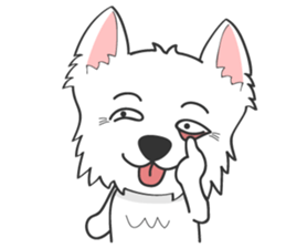 West Highland White Terrier.part 2 sticker #2526370