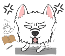 West Highland White Terrier.part 2 sticker #2526376