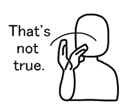 Yes-No man (english) sticker #2526704