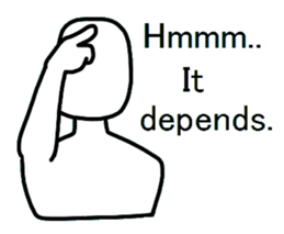 Yes-No man (english) sticker #2526710