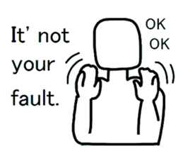 Yes-No man (english) sticker #2526715