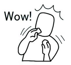 Yes-No man (english) sticker #2526721