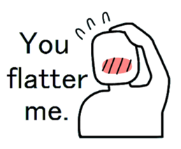 Yes-No man (english) sticker #2526722