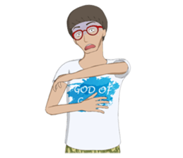 Life of Peter (College student) sticker #2527105