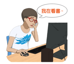 Life of Peter (College student) sticker #2527117