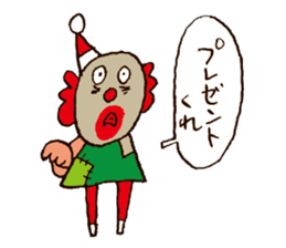 Crazy for Santa sticker #2527870