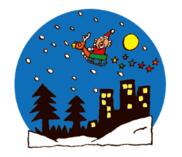 Crazy for Santa sticker #2527899