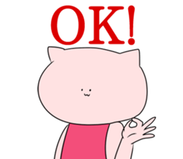 Cat pose No.2 sticker #2527901