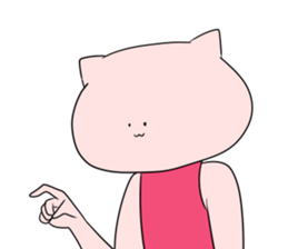 Cat pose No.2 sticker #2527904