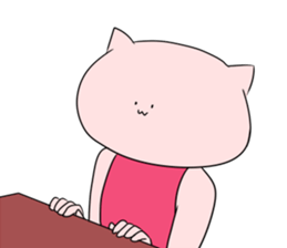 Cat pose No.2 sticker #2527907