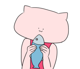 Cat pose No.2 sticker #2527909