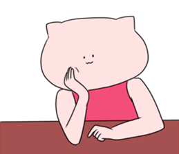 Cat pose No.2 sticker #2527911