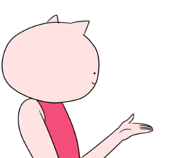 Cat pose No.2 sticker #2527922