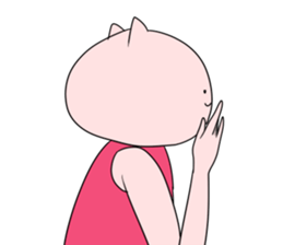 Cat pose No.2 sticker #2527927